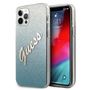 Guess GUHCP12MPCUGLSBL iPhone 12/12 Pro 6.1&quot; blue/blue hardcase Glitter Gradient Script, Guess 3700740494806 3700740494806
