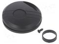 Enclosure: for remote controller; Z: 13mm; ABS; Body col: black MASZCZYK P-16/BK