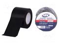 Tape: electrical insulating; W: 50mm; L: 20m; Thk: 0.12mm; black HPX HPX-52300-5020BK