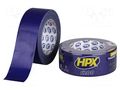 Tape: duct; W: 48mm; L: 25m; Thk: 0.3mm; blue (dark); max.60°C; 12% HPX HPX-D6200-4825DBL