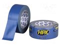 Tape: duct; W: 48mm; L: 25m; Thk: 0.3mm; blue (bright); max.60°C HPX HPX-D6200-4825LBL