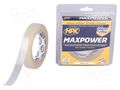 Tape: fixing; W: 19mm; L: 5m; Thk: 1mm; double-sided; acrylic HPX HPX-MDSMP-1905TR