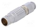 Connector: circular; 2B; plug; male; PIN: 4; soldering; for cable LEMO FGG.2B.304.CLAD52Z