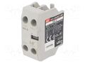 Auxiliary contacts; Leads: screw terminals; front; -5÷60°C; IP20 LS ELECTRIC UA-2-2A