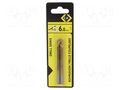 Drill saw; Ø: 6mm; high speed steel; Overall len: 85mm; standard C.K CK-T3193T