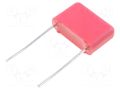 Capacitor: polyester; 1uF; 63VAC; 100VDC; 10mm; ±10%; 5x11x13mm; MKT WIMA MKS4-1U/100-R