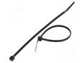 Cable tie; L: 120mm; W: 2.5mm; black; polyamide; 80N; Ømax: 30mm FIX&FASTEN FIX-S-2.5X120/BK