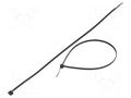 Cable tie; L: 710mm; W: 7.6mm; black; polyamide; 667N; Ømax: 198mm FIX&FASTEN FIX-S-7.6X710T/BK
