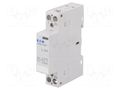 Contactor: 2-pole installation; 20A; 8VAC; NC + NO; CR20 EATON ELECTRIC CR2011008