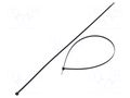 Cable tie; L: 550mm; W: 4.8mm; black; polyamide; 222N; Ømax: 163mm FIX&FASTEN FIX-S-4.8X550/BK