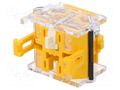 Contact block; 22mm; OptoHiT; -40÷55°C; front fixing; Contacts: NO EAO 704.900.1
