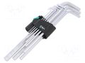 Wrench-set; Hex Plus key; steel; 9pcs. WERA WERA.05021909001