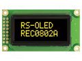 Display: OLED; alphanumeric; 8x2; Dim: 58x32x10mm; yellow; PIN: 16 RAYSTAR OPTRONICS REC000802AYPP5N01