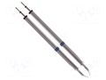 Tip; bent chisel; 1.78mm; 325÷358°C; for hot tweezers; 2pcs. THERMALTRONICS K60TZ018