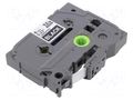 Tape; 6mm; 8m; black; Character colour: white; laminated,glued BROTHER BR-TZE315