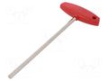 Wrench; hex key; HEX 6mm; Overall len: 182mm; Kind of handle: T WIHA WIHA.00922