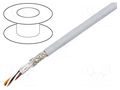 Wire; EcoCable Mini; 2x2x24AWG; MPPE; dark grey; 300V; 305m; 1000ft ALPHA WIRE 78372-SL001