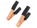 Crocodile clip; 400A; Grip capac: max.29mm; Overall len: 150mm AXIOMET ZAC-0409