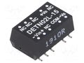 Converter: DC/DC; 2W; Uin: 4.5÷5.5VDC; Uout: 15VDC; Uout2: -15VDC MEAN WELL DETN02L-15