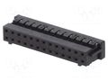 Connector: wire-wire/PCB; plug; female; PIN: 26; SignalBee; crimped HIROSE DF11-26DS-2C