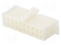 Connector: wire-board; plug; female; MDF6; PIN: 20; for cable; 3.5mm HIROSE MDF6-20DS-3.5C