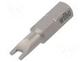 Screwdriver bit; spanner; SP6; 1/4"; Overall len: 25mm; STANDARD WIHA WIHA.27065