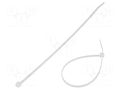 Cable tie; L: 160mm; W: 2.5mm; natural; polyamide; 80N; Ømax: 41mm FIX&FASTEN FIX-S-2.5X160/N