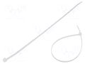 Cable tie; L: 250mm; W: 3.6mm; natural; polyamide; 177N; Ømax: 66mm FIX&FASTEN FIX-S-3.6X250/N