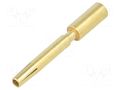 Contact; female; 1.5mm; gold-plated; 1.5mm2; M12 Power; PE; crimped HUMMEL A712-7.010.911.532