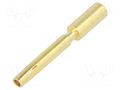 Contact; female; 1.5mm; gold-plated; 2.5mm2; M12 Power; PE; crimped HUMMEL A712-7.010.911.542