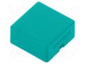 Button; 15x15mm; square; green; AML; Application: AML HONEYWELL AML51-C10G