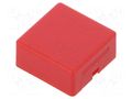 Button; 15x15mm; square; red; AML; AML HONEYWELL AML51-C10R