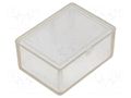 Enclosure: multipurpose; X: 32mm; Y: 43mm; Z: 20mm; ABS MASZCZYK KM-1-TR