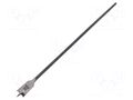 Drill bit; for wood; Ø: 20mm; L: 400mm; high speed steel; 1/4"; Flat C.K CK-T2942-20400