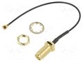 Cable; 100mm; IPEX female angled,SMA female; angled,straight JC Antenna AD.ANT.021