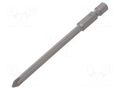 Screwdriver bit; Phillips; PH1; Overall len: 90mm; PROFESSIONAL WIHA WIHA.04126