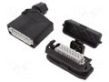 Connector: HDC; male + female; PIN: 16; 20A; 250V; HDC; 16+PE; M25 PHOENIX CONTACT HCEVOA16UTBWSCHHM2