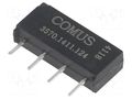 Relay: reed switch; SPST-NO; Ucoil: 12VDC; 500mA; max.200VDC; 10W COMUS 3570.1411.124