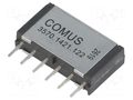 Relay: reed switch; DPST-NO; Ucoil: 12VDC; 500mA; max.200VDC; 10W COMUS 3570.1421.122