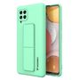 Wozinsky Kickstand Case Silicone Stand Cover for Samsung Galaxy A42 5G Mint, Wozinsky 5907769317323 5907769317323