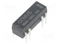 Relay: reed switch; SPDT; Ucoil: 12VDC; 400mA; max.100VDC; 5W; THT COMUS 3563.1231.121