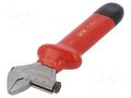 Wrench; insulated,adjustable; tool steel; for electricians; 1kV BAHCO SA.8071VL