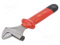 Wrench; insulated,adjustable; tool steel; for electricians; 1kV BAHCO SA.8072VL
