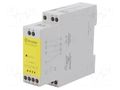 Module: safety relay; 24VDC; OUT: 3; for DIN rail mounting; 7S FINDER 7S.63.9.024.0211