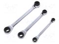 Wrench-set; box,with ratchet BAHCO SA.S4RM/3T