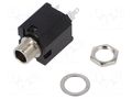 Connector: Jack 6,3mm; socket; female; stereo; ways: 3; straight CLIFF FM6703