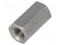Screwed spacer sleeve; 15mm; Int.thread: M5; hexagonal DREMEC TFF-M5X15/DR148