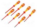 Kit: screwdrivers; insulated; Phillips,slot; 1kVAC; 7pcs. C.K CK-T49192D