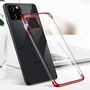 Clear Color Case Gel TPU Electroplating frame Cover for Samsung Galaxy A52s 5G / A52 5G / A52 4G black, Hurtel 5907769325939 5907769325939