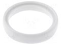 Marker; XLR connectors; white AMPHENOL AC-RING-WHT
